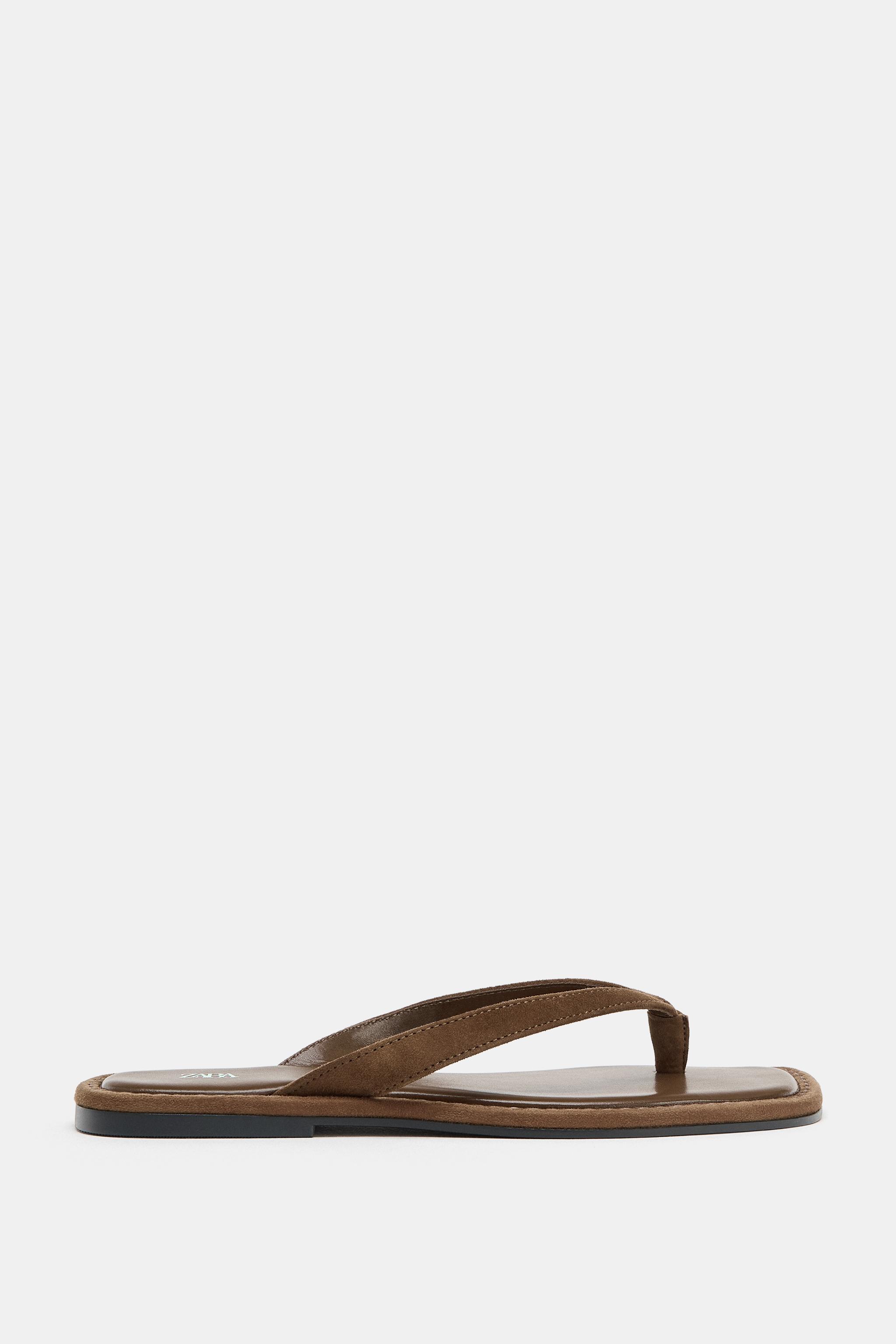Suede Strap Sandals