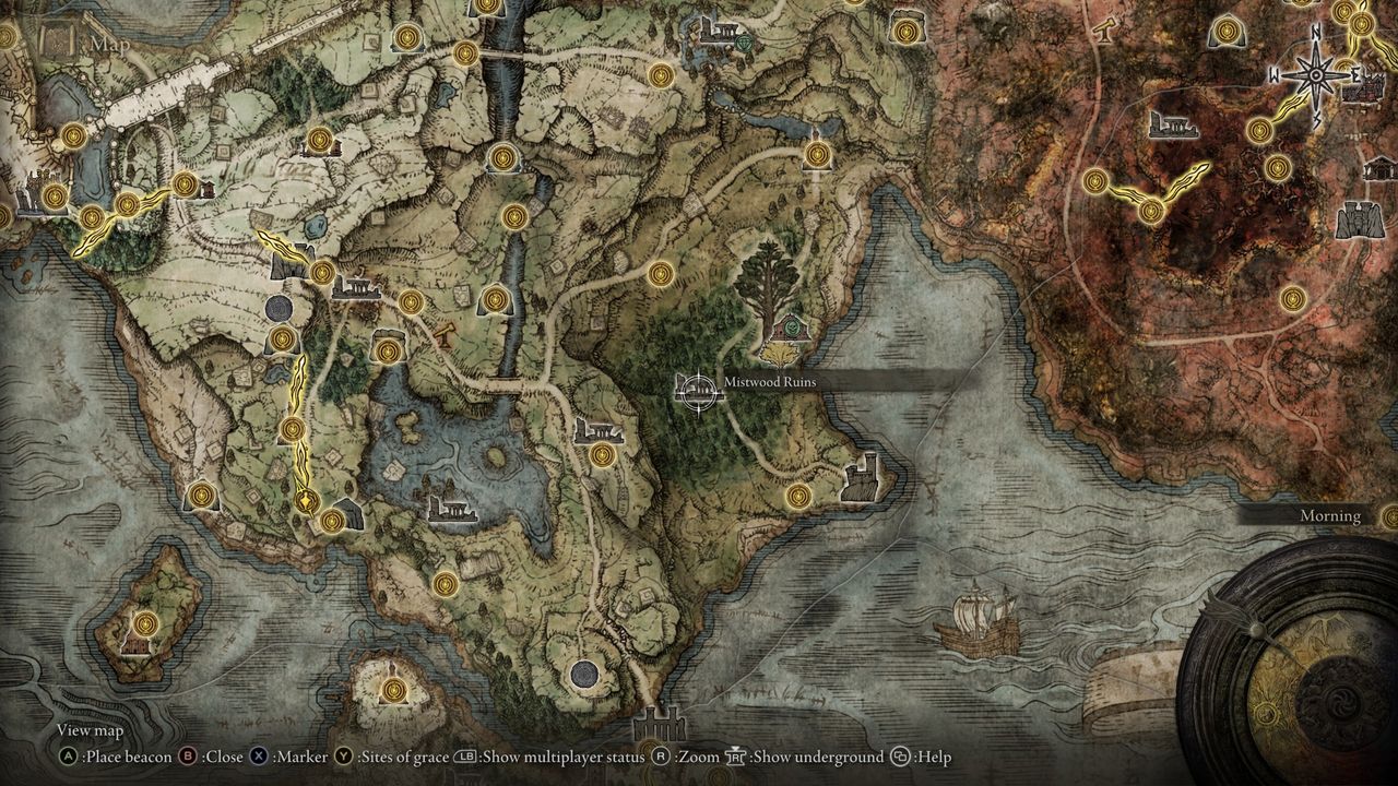 Mistwood Ruins location