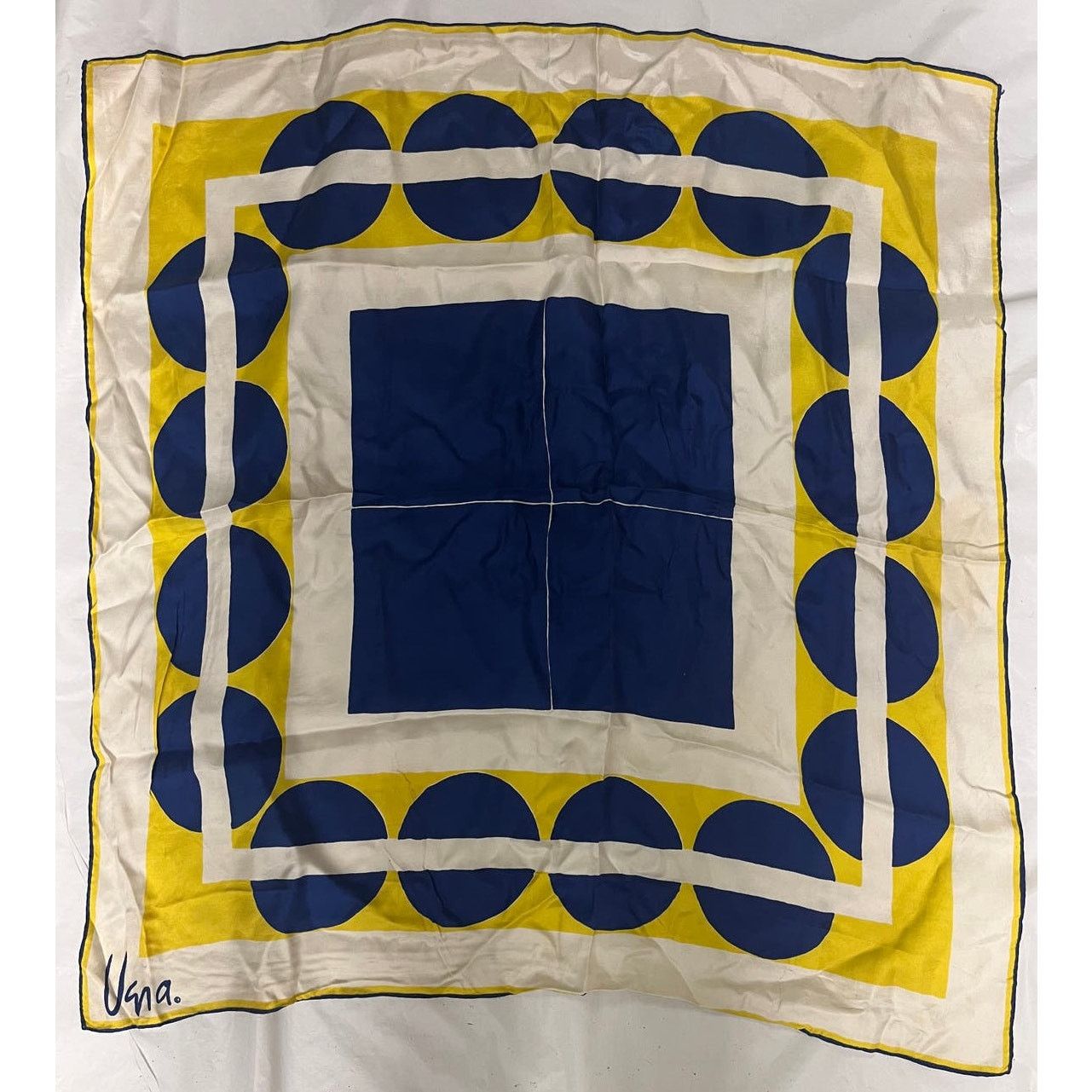Vintage Vera Neumann Silk Scarf ~ Signed ~ 30
