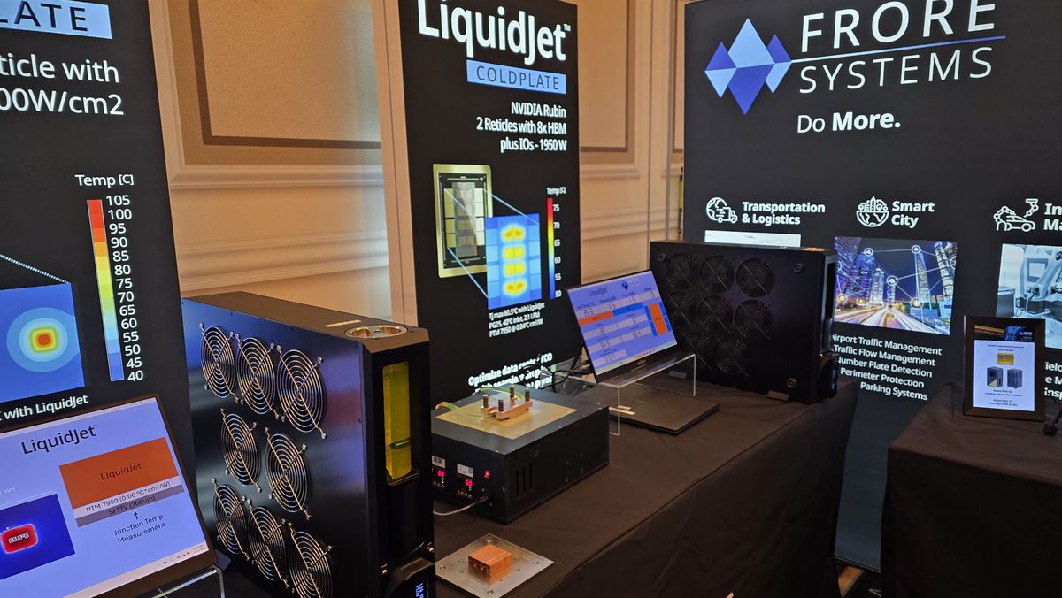 Frore Systems CES 2026 AirJet and LiquidJet live demo