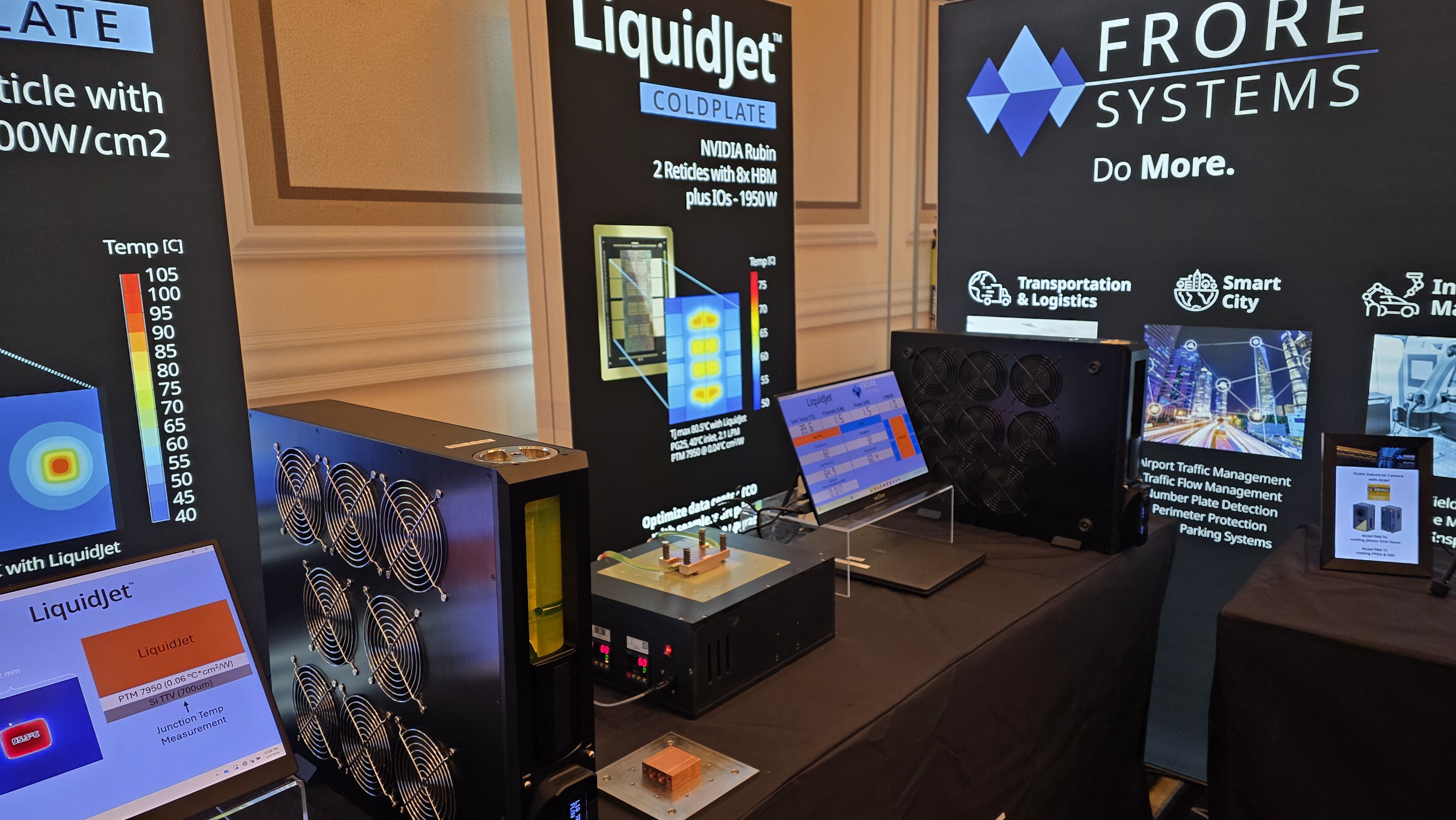 Frore Systems CES 2026 AirJet and LiquidJet live demo