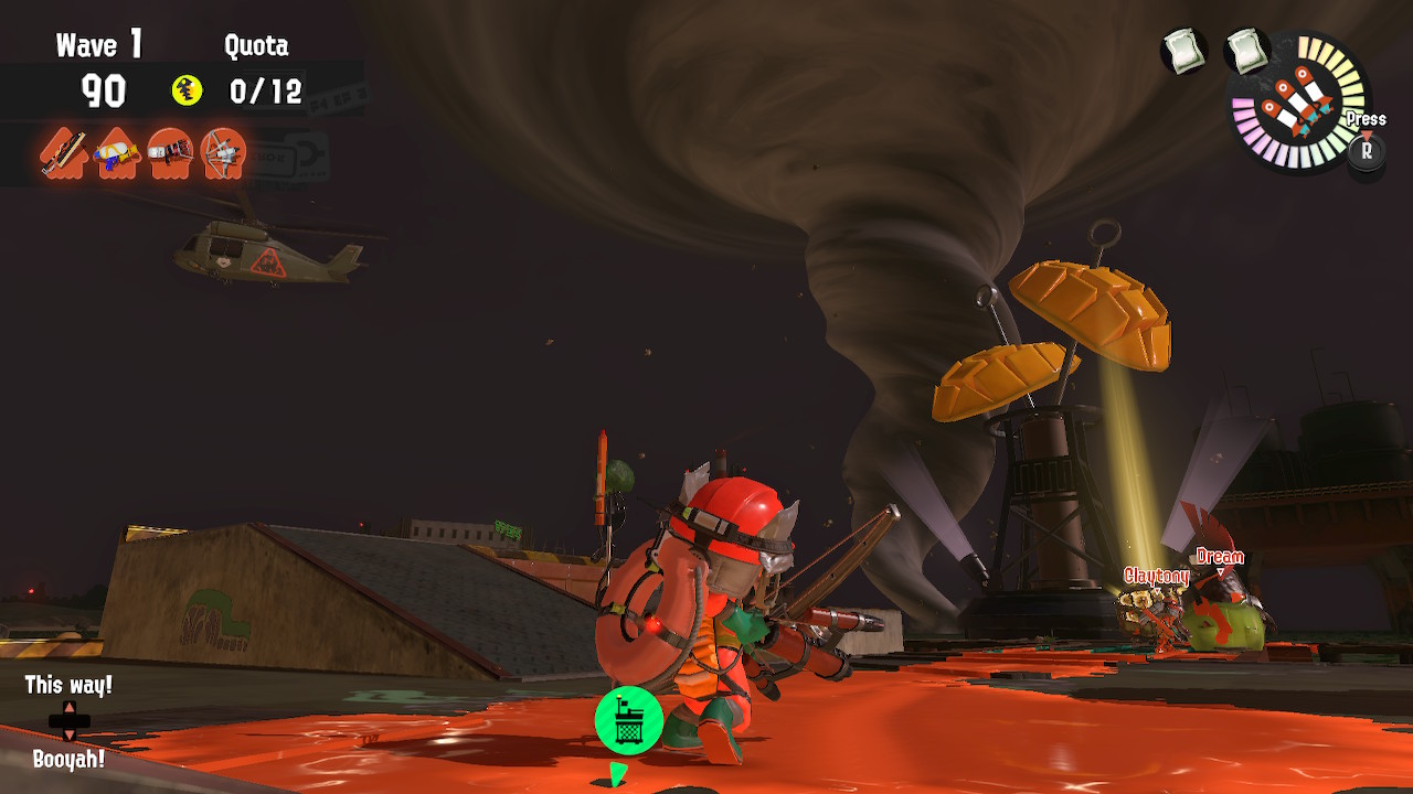 Splatoon 3 Salmon Run Tornado