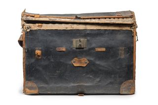 The black trunk used by John Robinson.