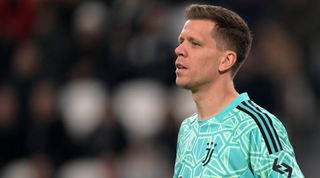 Tottenham-linked Wojciech Szczesny of Juventus looks on during the Premier League match between Juventus and Fiorentina at the Allianz Stadium on February 12, 2023 in Turin, Italy.