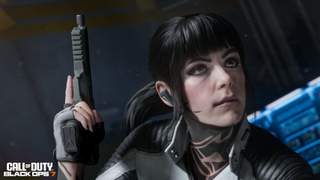 A Call of Duty: Black Ops 7 reveal trailer promotional screenshot.