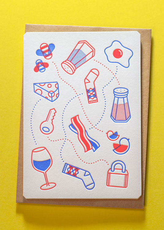 The 'We're Good Together' card, designed by Jesse Mallon