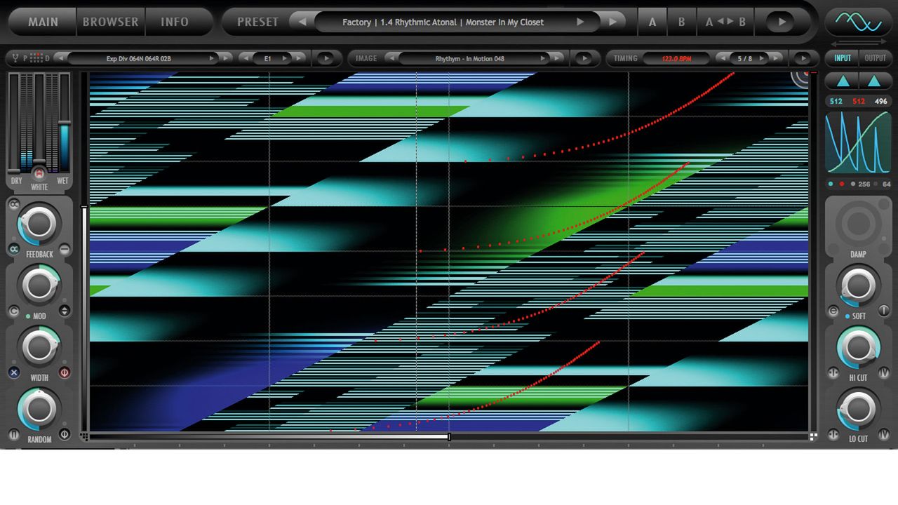 Kaleidoscope uses images to control the various types of modulation