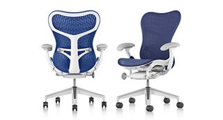 Check eBay for cheaper versions of the Herman Miller Mirra chair