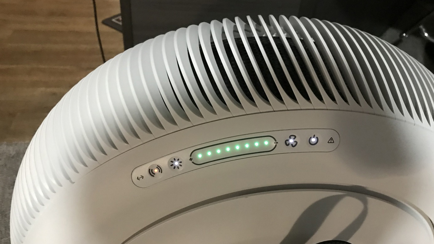 Controls on IQAir Atem X air purifier