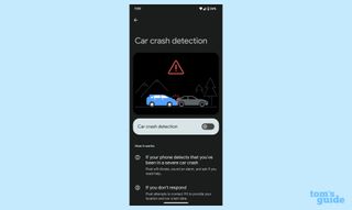 pixel 7 features: car crash detection