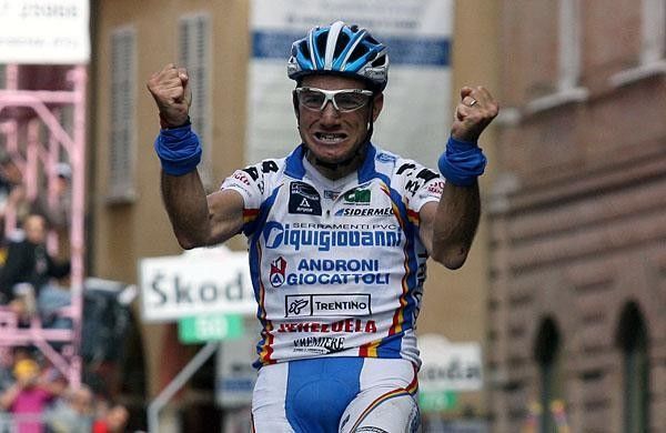 Bertolini gets a Giro victory after 16 years as a professional.