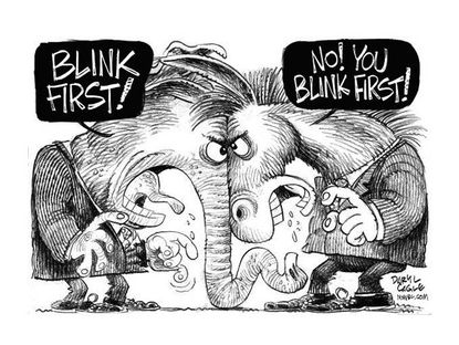 Bipartisan staring contest