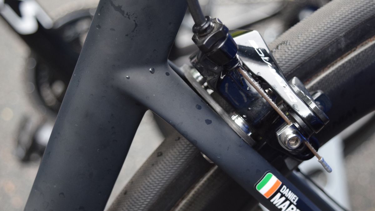Direct mount brakes feature on the Tarmac front and rear