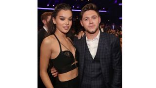 Hailee Steinfeld (L) and Niall Horan during the 2017 American Music Awards at Microsoft Theater on November 19, 2017 in Los Angeles, California.