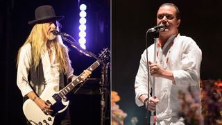Jerry Cantrell (left) and Mike Patton