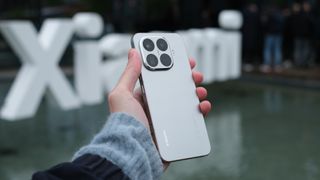 Xiaomi 15T Pro phone held in a hand