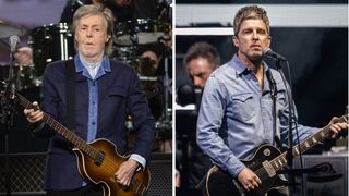 Paul McCartney and Noel Gallagher