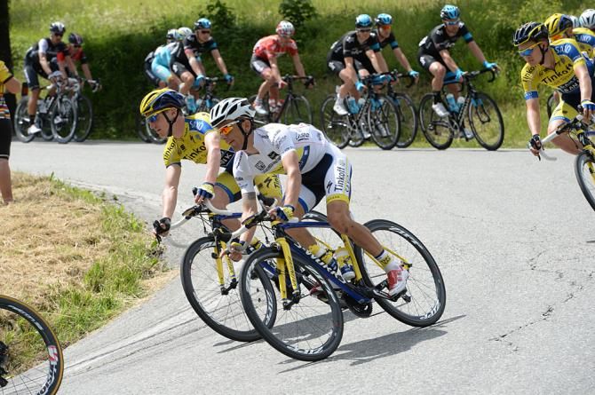 Rafal Majka (Tinkoff-Saxo) on the descent