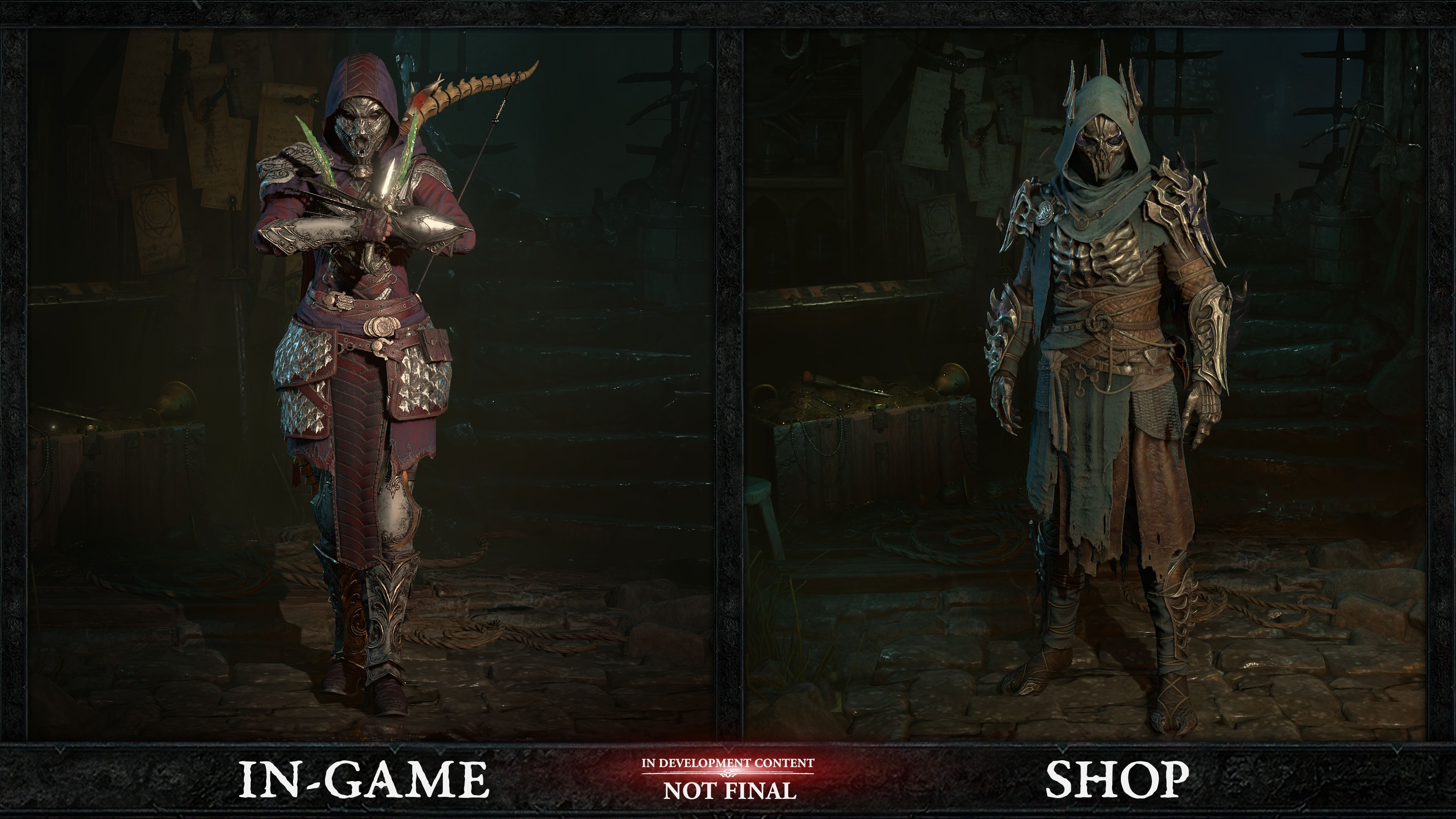 Diablo 4 shop vs game comparison image