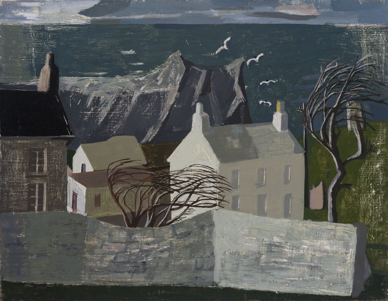 Wilhelmina Barns-Graham&#039;s Gurnards Head (No 1), 1947. The Cornish coast inspired Barns-Graham throughout the 1940s.