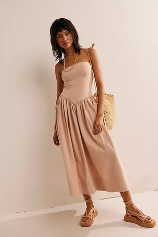 Onda Drop-Waist Tube Midi