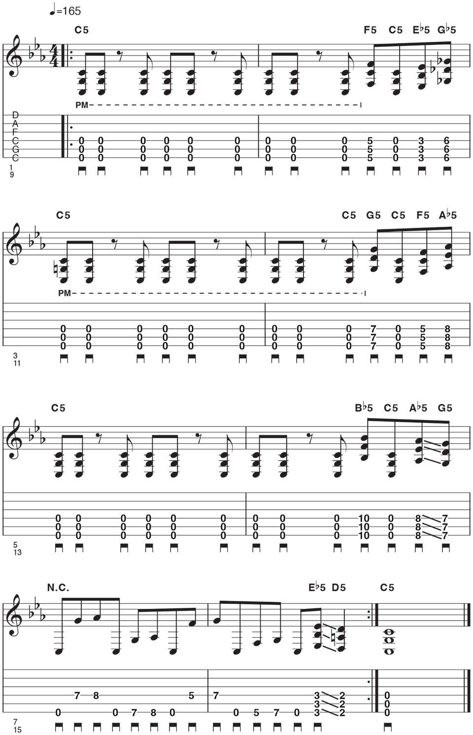 Drop C Example