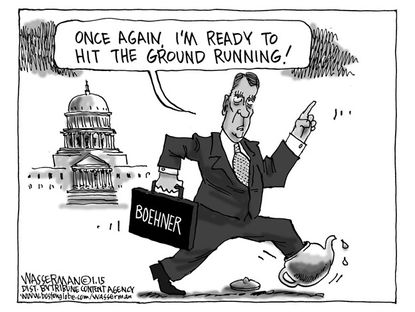 Political cartoon Boehner GOP House speaker