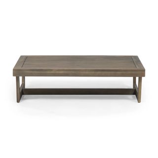 wooden outdoor coffee table
