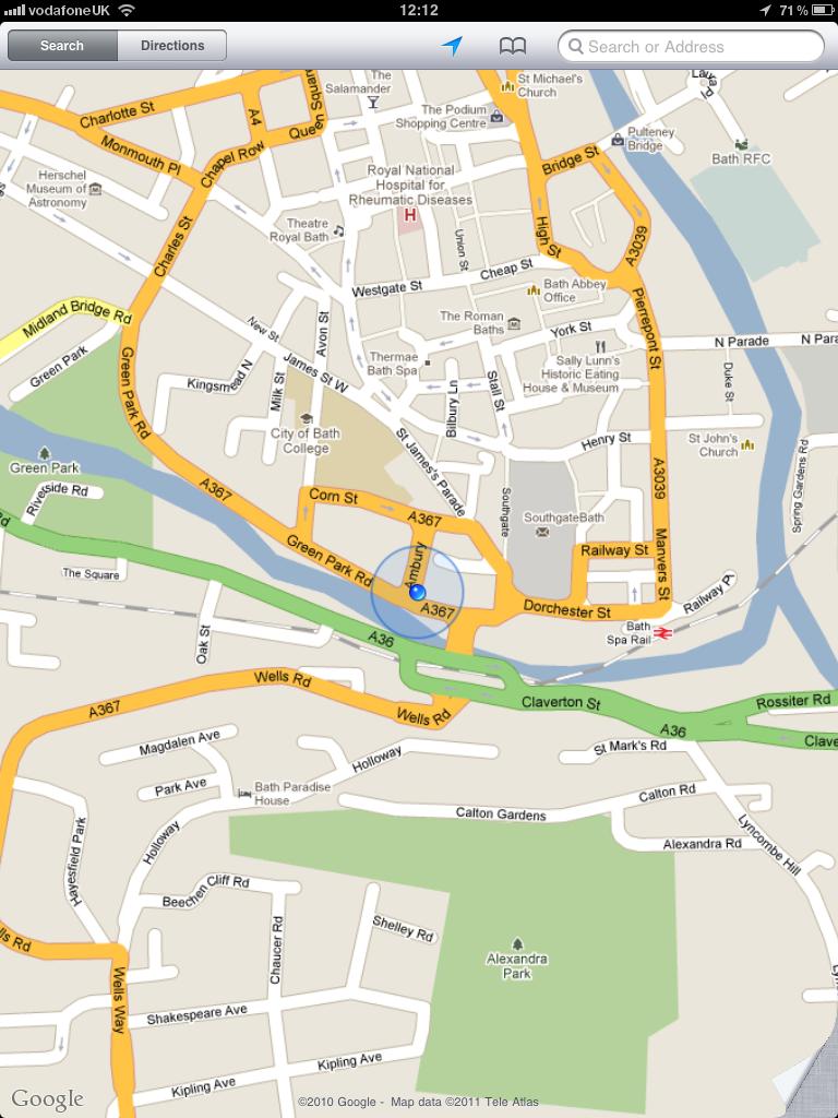 ipad 2 3g maps