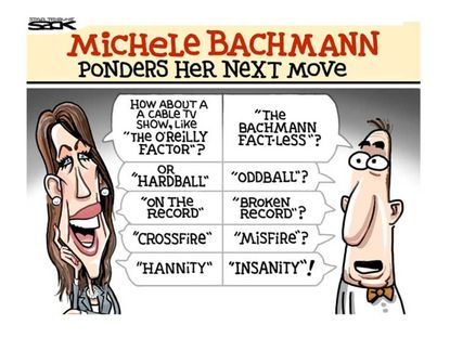Political cartoon Michele Bachman