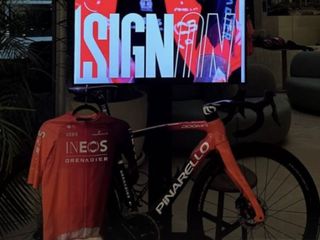 An Instagram post by Egan Bernal appeared to reveal the 2024 Ineos Grenadiers jersey that will be made by Gobik 