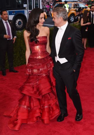 Amal Clooney & George Clooney At The Met Gala 2015