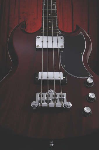 The SG has a slim body and short scale length