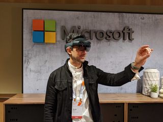 Man wearing HoloLens 2