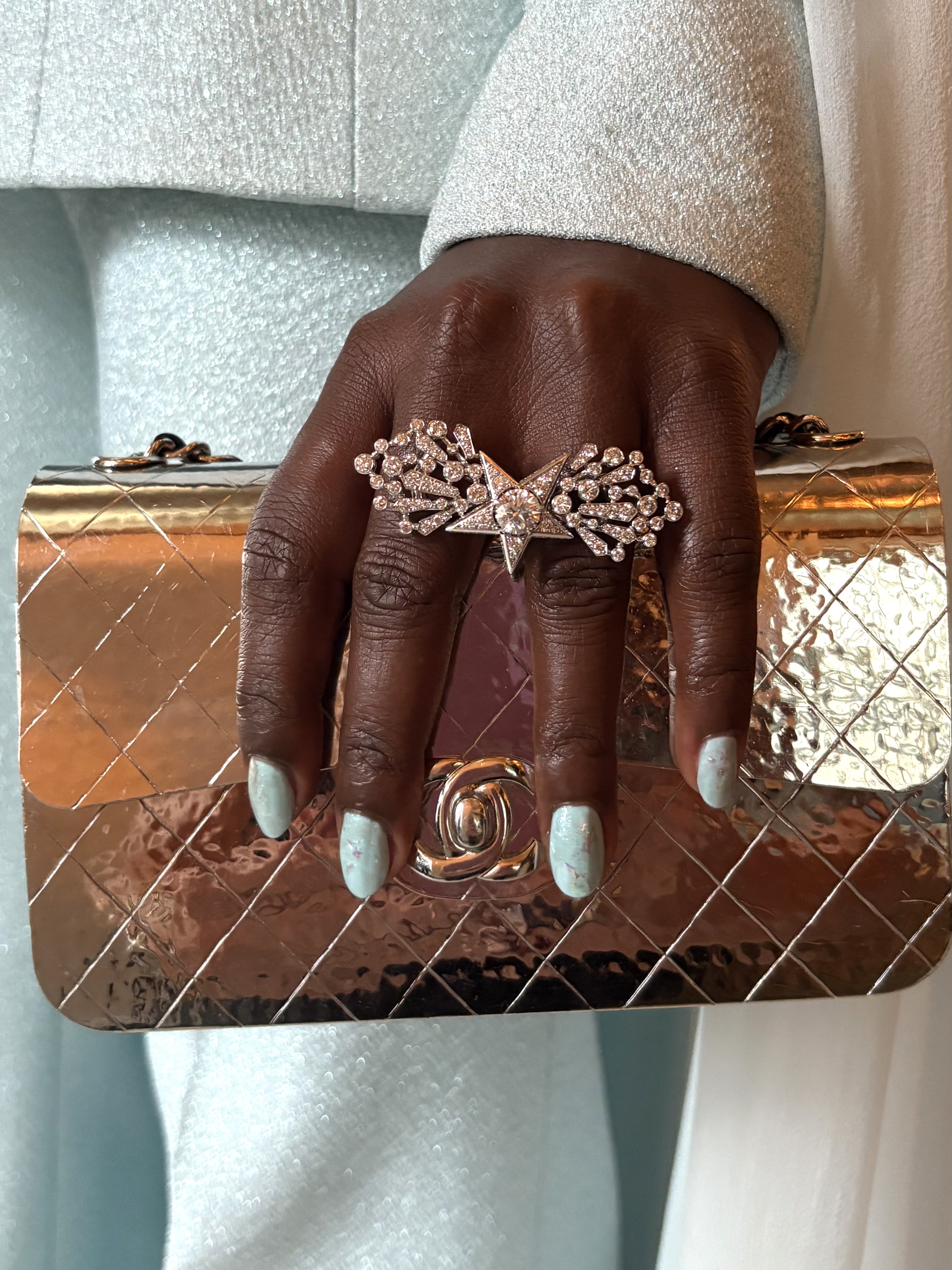 Lupita Nyong’o’s nails at the 2025 Met Gala.