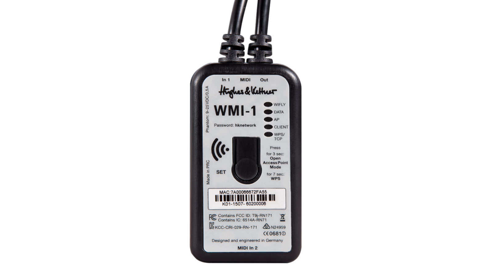 Plug the WM-1 into your Grandmeister 36 and you can connect to or create a wifi network