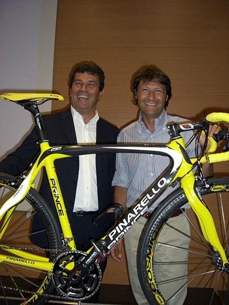 Luciano Fusarpoli and Fausto Pinarello