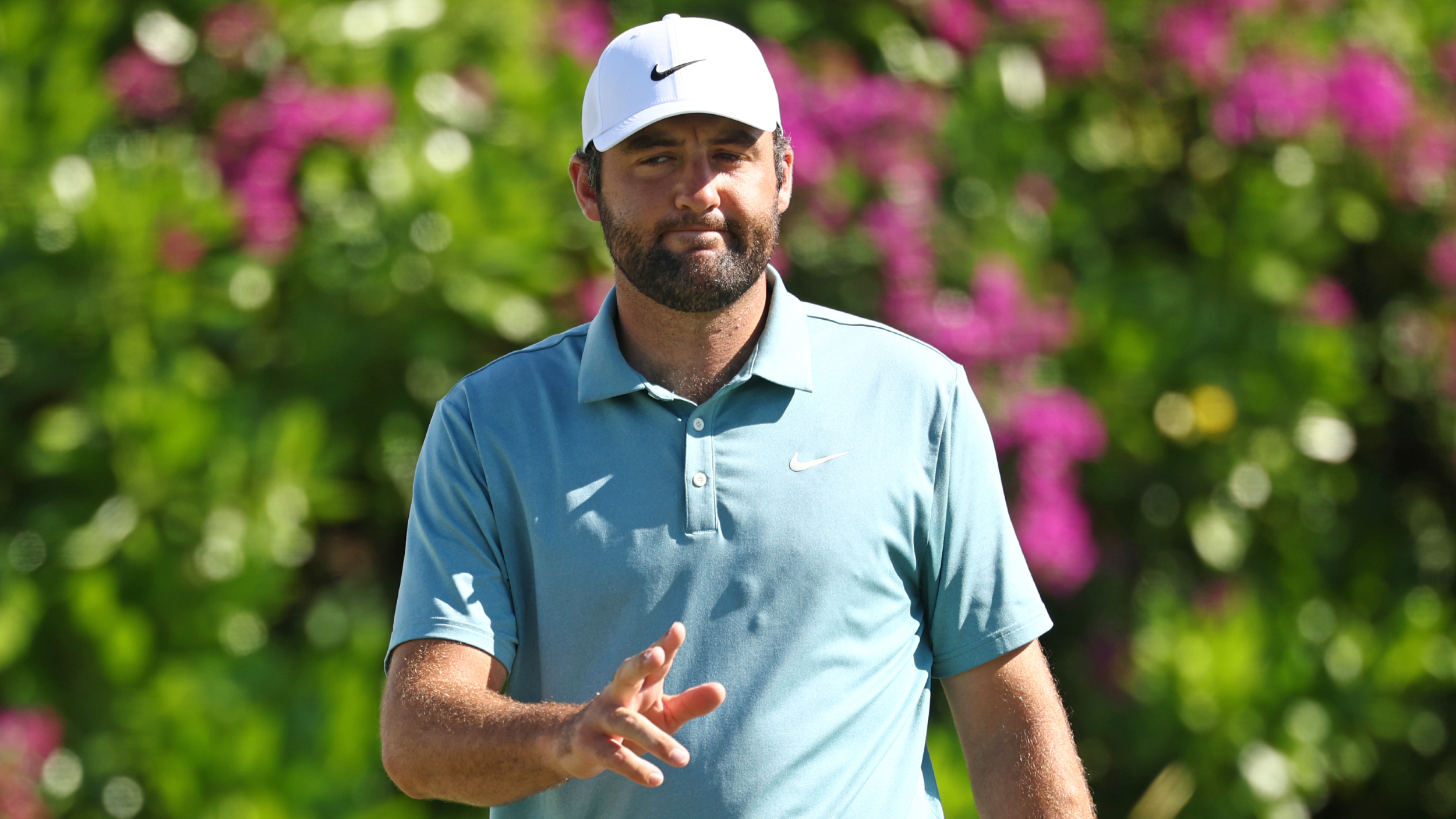 Scottie Scheffler at the Hero World Challenge 