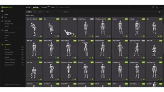 AccuRIG; models for animations arranged in poses