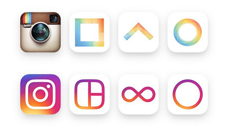 Instagram app icons