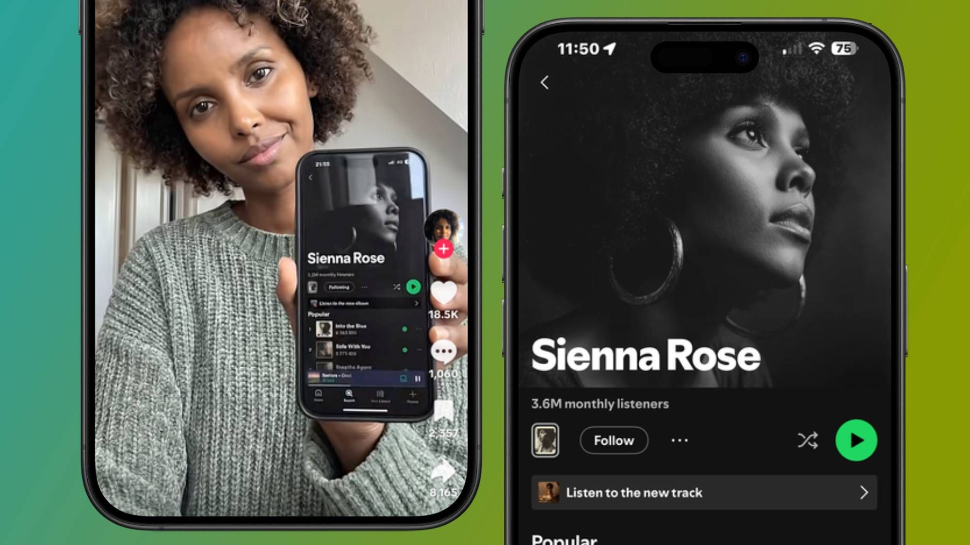 ‘Dinleyicilere karşı şeffaf ve sanatçılara karşı adil olmanın hayati önem taşıdığını düşünüyoruz’: Deezer, milyonlarca Spotify akışına sahip viral ‘şarkıcı’ Sienna Rose’un bir yapay zeka sahtekarlığı olduğunu söylüyor