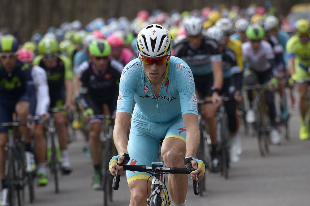 Lars Boom rides in a breakaway during the second stage of Paris-Nice .