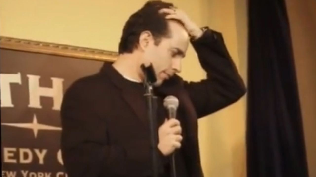 Jerry Seinfeld performing standup