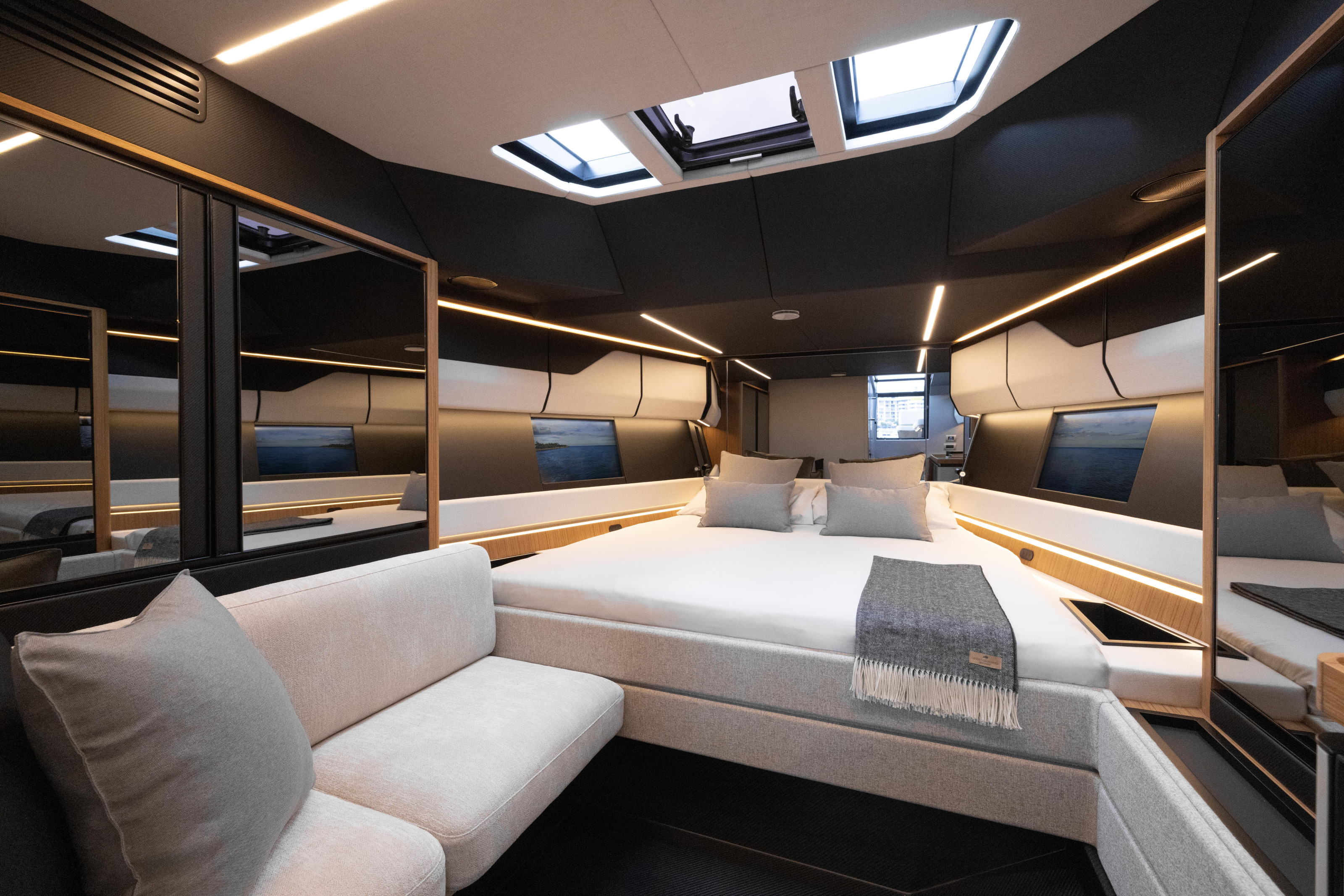 The double cabin aboard the wallypower50X