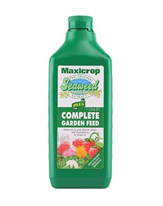 Maxicrop Ppcgf61l Complete Garden Feed, 1l - All Purpose Fertiliser - With Seaweed Extract - for Strong Growth and Healthy Root Development - Plant Nutrition - Indoor and Garden Use