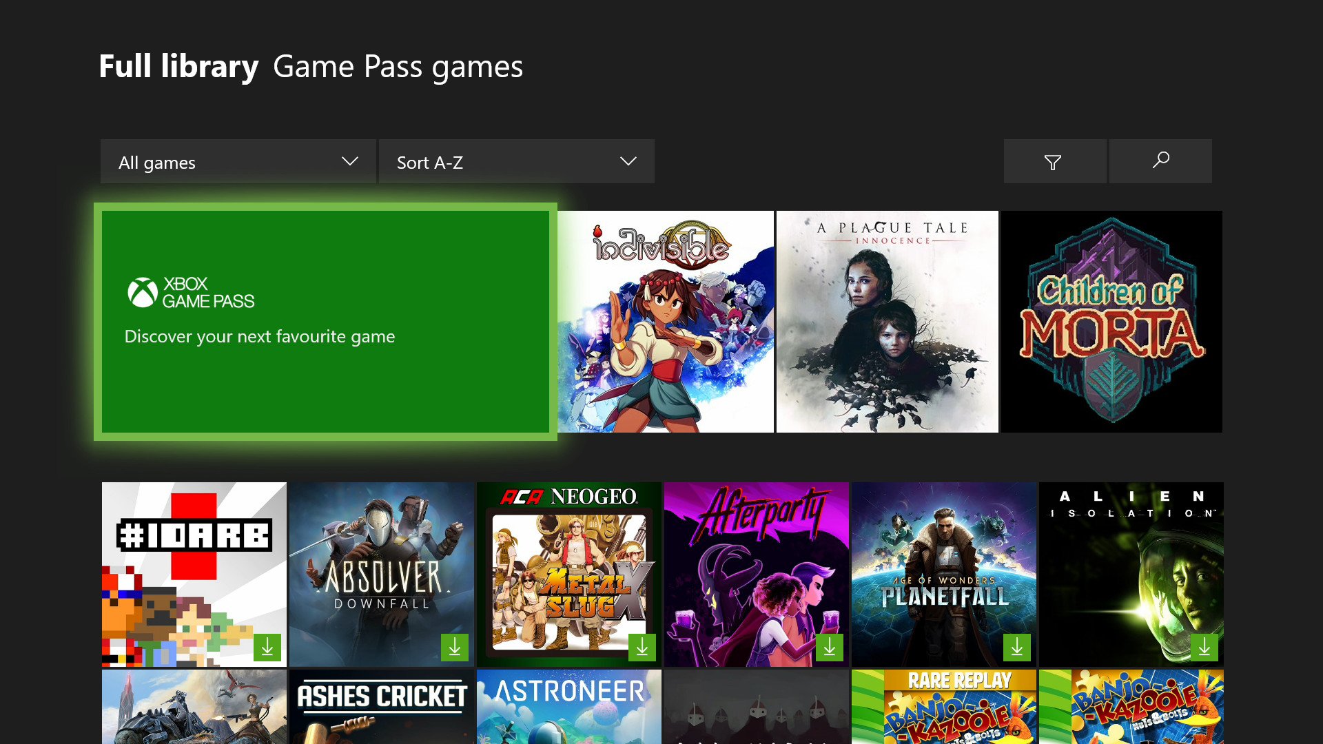 Xbox game services