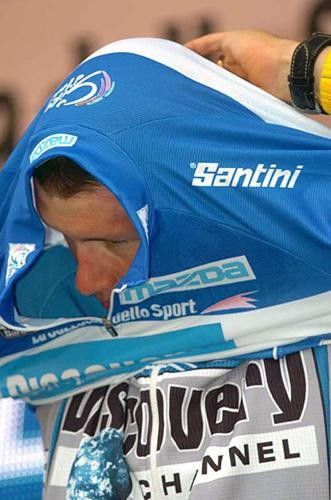 Paolo Savoldelli (Discovery Channel) was awarded the blue points jersey