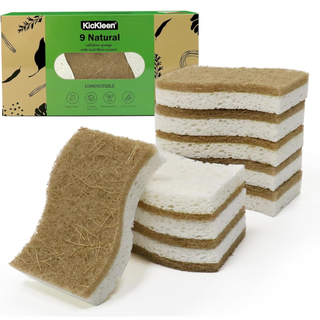  Pack Biodegradable Natural Kitchen Sponge