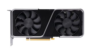 Nvidia GeForce RTX 3070 against a white background