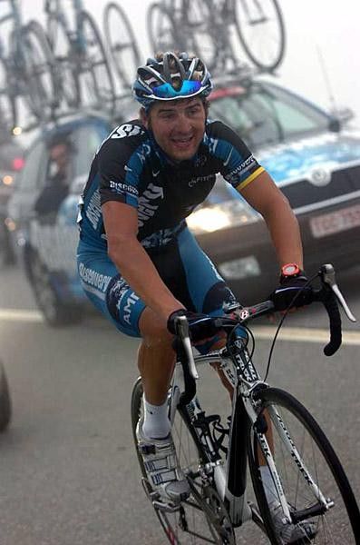 Gusev suffers up the Grimselpass